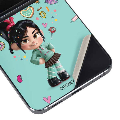 Disney Wreck-it Ralph Vanellope Sugar Icons Galaxy Z Flip5 5G Skin